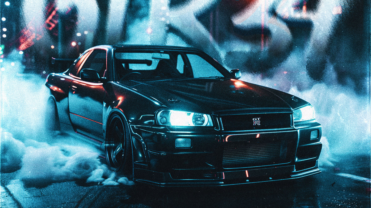 XXL Leinwandbilder Nissan Gtr 34