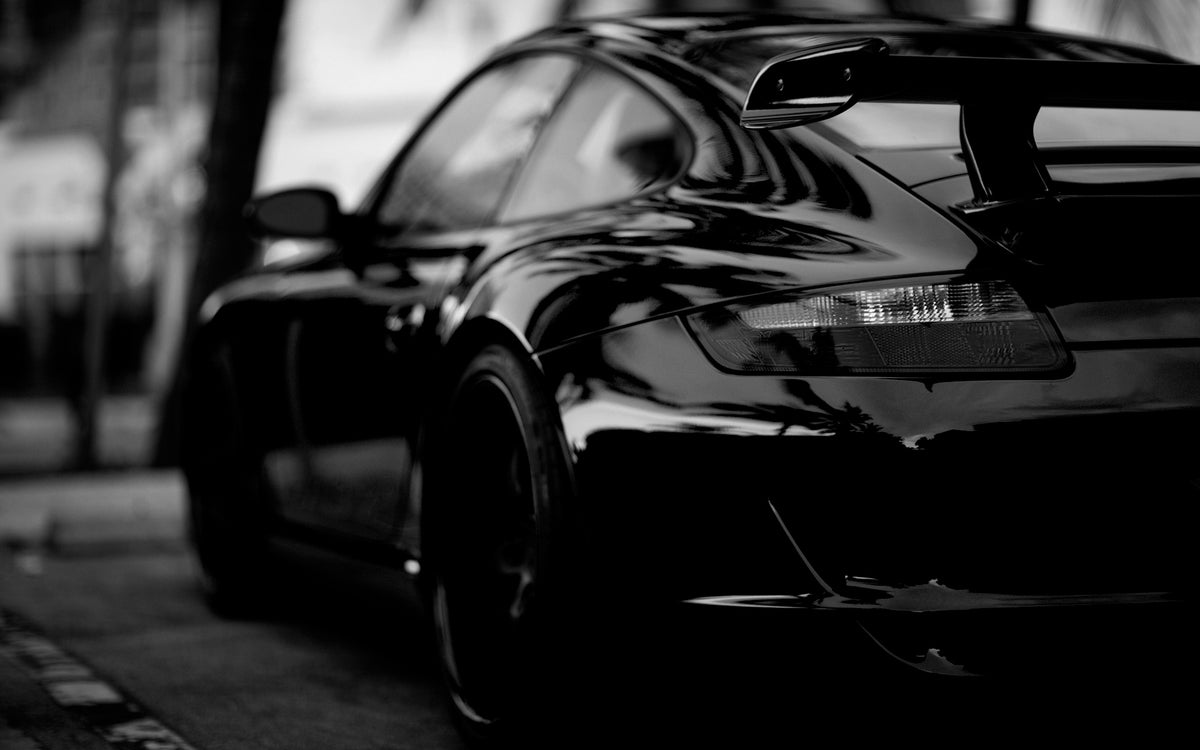 XXL Leinwandbilder Porsche Black