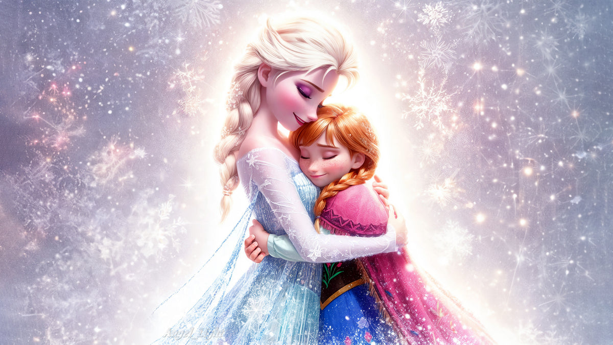 XXL Leinwandbilder Elsa Anna Frozen