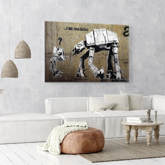 MEGA XXXL 160X90 CM Leinwandbilder inkl. Holzrahmen Star Wars Sci Fi Filme Hollywood