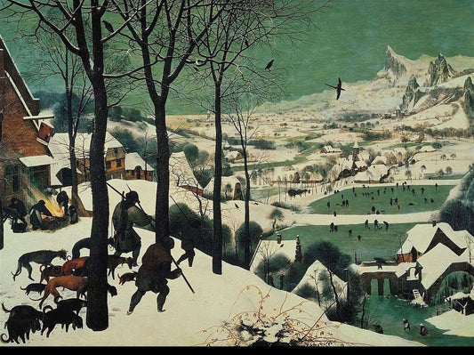 XXL Leinwandbild Die Heimkehr der Jäger - Pieter Brueghel d. Ä.
