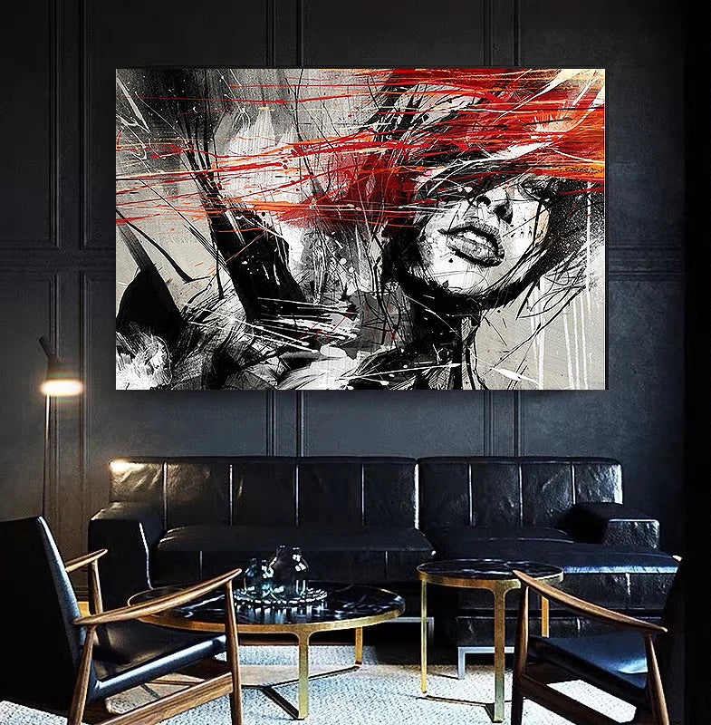 MEGA XXXL 160X90 CM Leinwandbilder inkl. Holzrahmen W37 ABSTRAKT ART