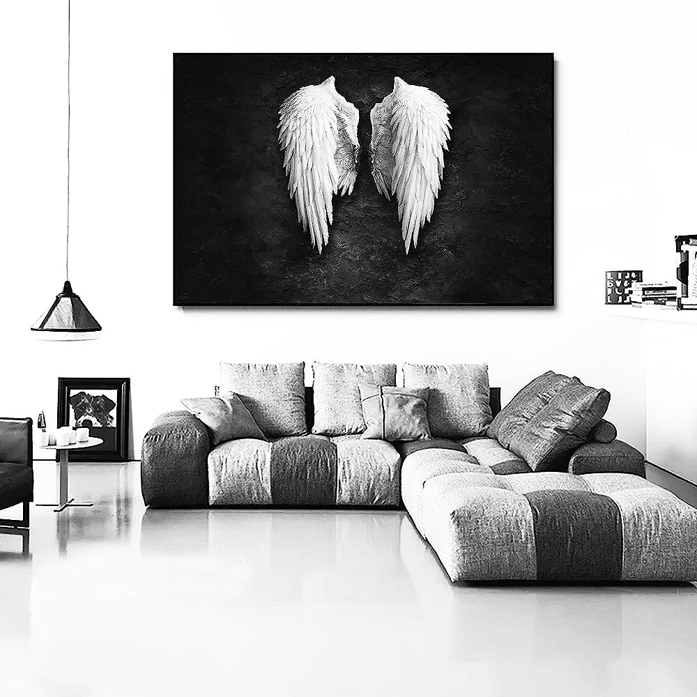 MEGA XXXL 160X90 CM Leinwandbilder inkl. Holzrahmen X237 Engelsflügel