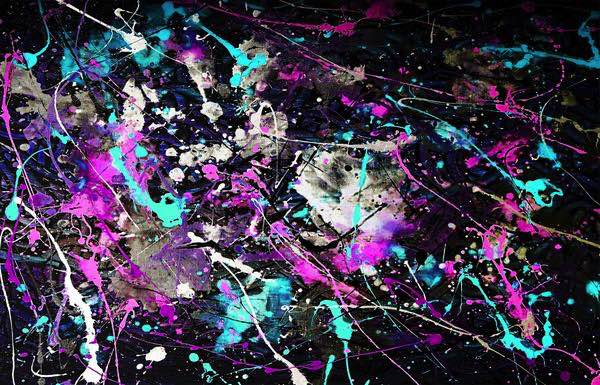 MEGA XXXL 160X90 CM Leinwandbilder inkl. Holzrahmen L19 Paintsplash