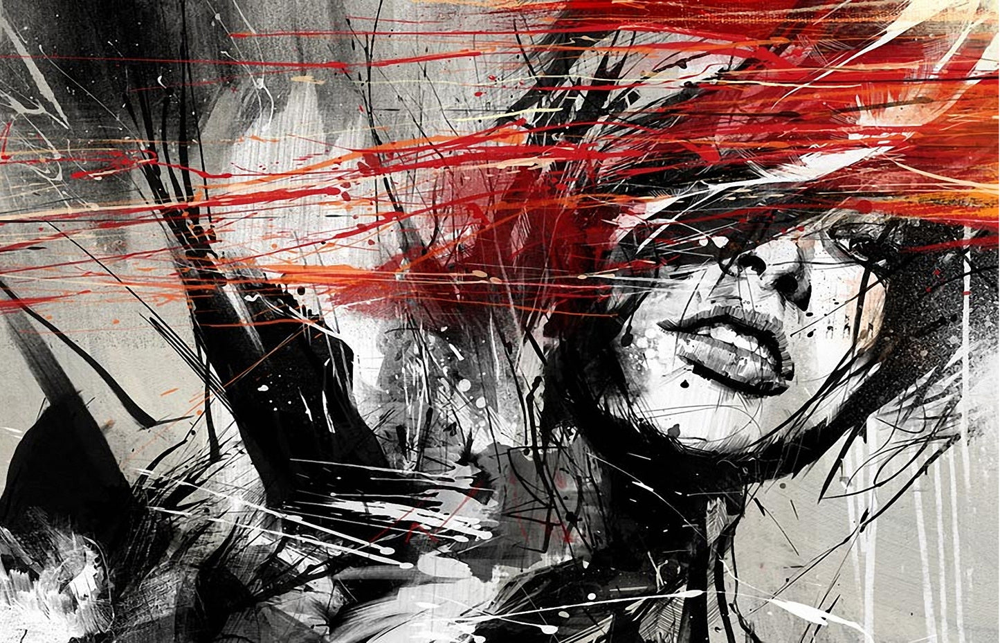 MEGA XXXL 160X90 CM Leinwandbilder inkl. Holzrahmen W37 ABSTRAKT ART
