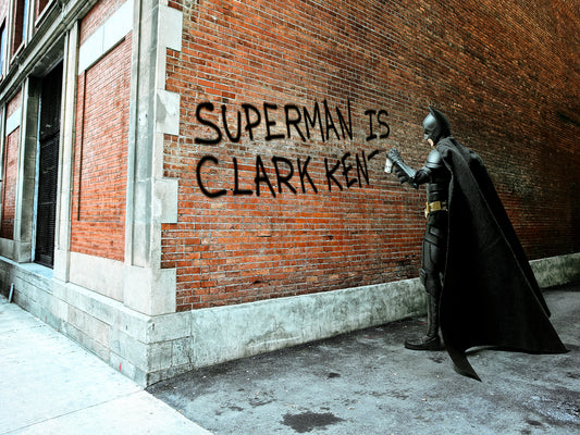 X212 - MEGA XXXL 160X90 CM Leinwandbilder inkl. Holzrahmen - Batman Spiderman Superhelden Lustig