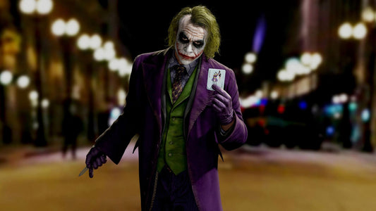 X284- MEGA XXXL 160X90 CM Leinwandbilder inkl. Holzrahmen - Joker Karte Poker Superhelden Hollywood Filme
