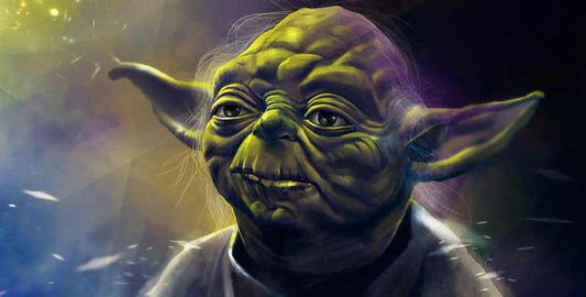 X361 - MEGA XXXL 160X90 CM Leinwandbilder inkl. Holzrahmen - Yoda Star Wars Kult Superhelden Sci FI Filme