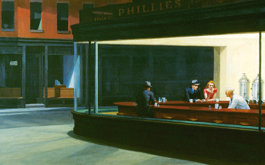 X43 MEGA XXXL 160X90 CM Leinwandbilder inkl. Holzrahmen EDWARD HOPPER