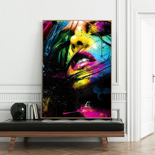 MEGA XXXL 160X90 CM Leinwandbilder inkl. Holzrahmen X468 Colorstorm