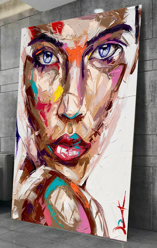 MEGA XXXL 160X90 CM Leinwandbilder inkl. Holzrahmen X137 MODELFACE