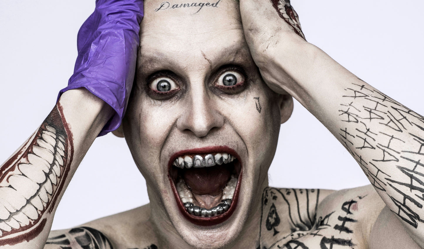 MEGA XXXL 160X90 CM Leinwandbilder inkl. Holzrahmen - Batman Joker