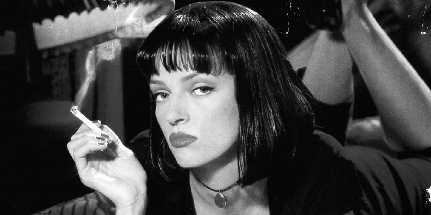 MEGA XXXL 160X90 CM Leinwandbilder inkl. Holzrahmen Pulp Fiction Mia Wallace